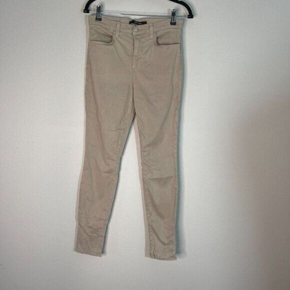 J Brand Size 30 Skinny Khaki Pants Jeans Tan Has a Flaw - Picture 1 of 9